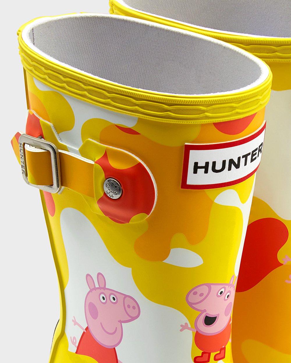 Galochas Hunter Criança Amarelas - Original Little Peppa Pig - 85MREKSGI
